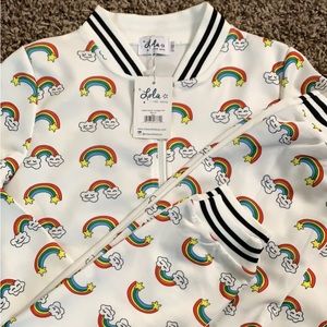 Smiley Rainbow Jogger Set